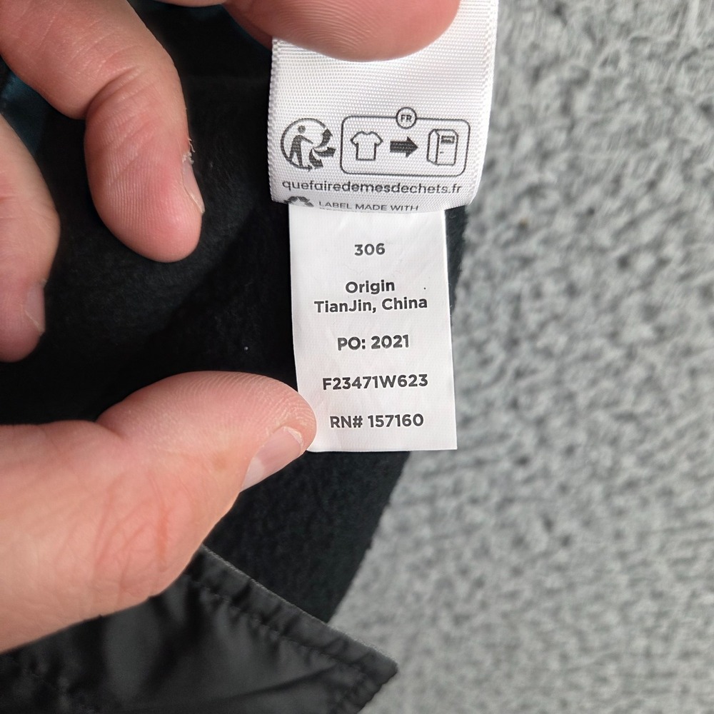 Cotopaxi Teca Fleece Pullover Womens 1X Black Long Sleeve Quarter Snap - Picture 11 of 11